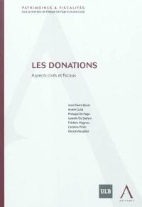 Les donations : aspects civils et fiscaux