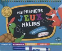 Mes premiers jeux malins, 3-4 ans : 80 activités