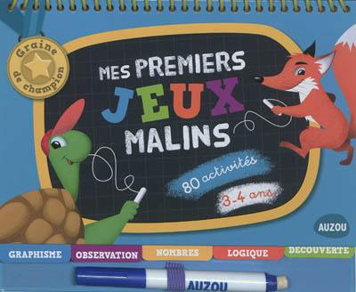 Mes premiers jeux malins, 3-4 ans : 80 activités