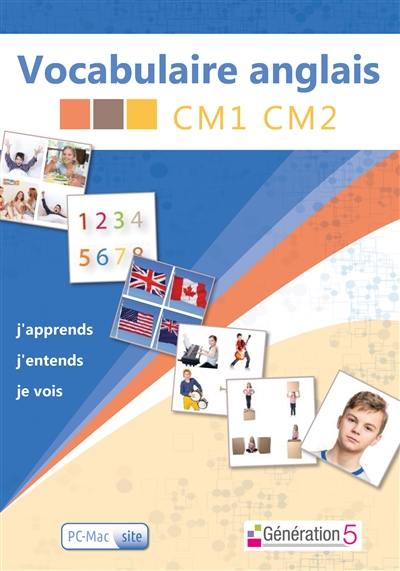 Vocabulaire anglais CM1, CM2