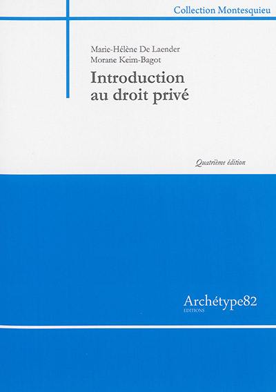 Introduction au droit privé