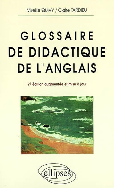 Glossaire de didactique de l'anglais