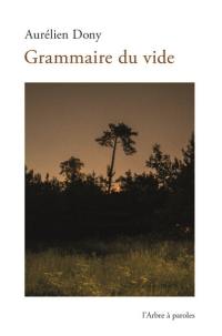 Grammaire du vide