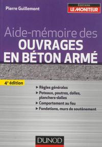 Aide-mémoire des ouvrages en béton armé