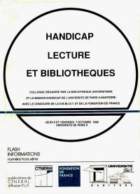 Handicap, lecture et bibliothèques