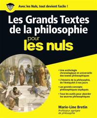 Les grands textes de la philosophie pour les nuls