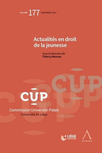 Actualités en droit de la jeunesse