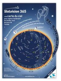 Stelvision 365 : une carte du ciel pour repérer facilement les étoiles, tous les jours de l'année