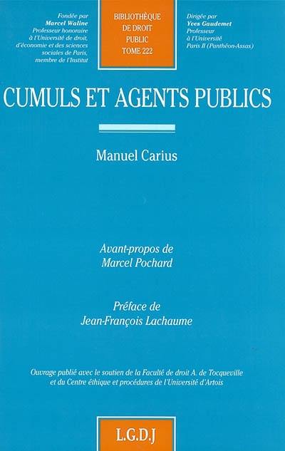 Cumuls et agents publics