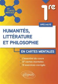 Humanités, littérature et philosophie 1re spécialité en cartes mentales