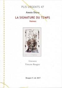 La signature du temps : poèmes