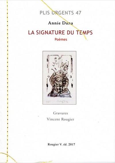 La signature du temps : poèmes