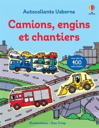 Camions, engins et chantiers : Premiers autocollants : Volume combiné - Dès 3 ans