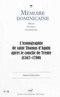 L'iconographie de saint Thomas d'Aquin après le concile de Trente (1567-1700)