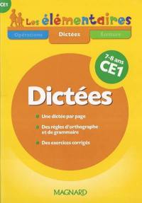 Dictées CE1, 7-8 ans