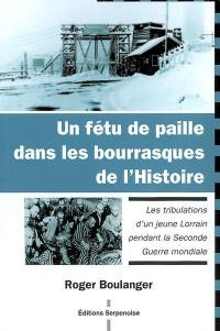 Un fétu de paille dans les bourrasques de l'histoire : les tribulations d'un jeune Lorrain pendant la Seconde Guerre mondiale