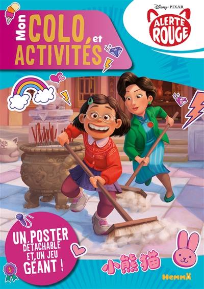 Alerte rouge : mon colo et activités : un poster détachable et un jeu géant !