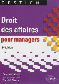 Droit des affaires pour managers