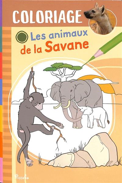 Les animaux de la savane : coloriage