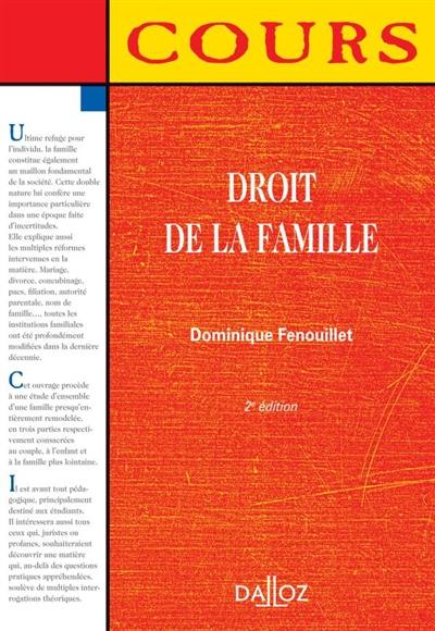 Droit de la famille