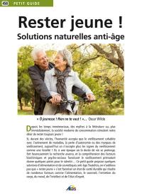 Rester jeune : solutions naturelles anti-âge