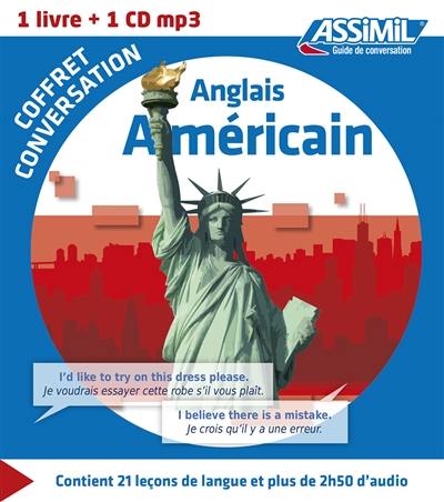 Coffret conversation anglais américain : 1 livre + 1 CD MP3