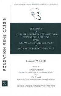 Le respect de la Charte des droits fondamentaux de l'Union européenne dans l'espace judiciaire européen en matière civile et commerciale