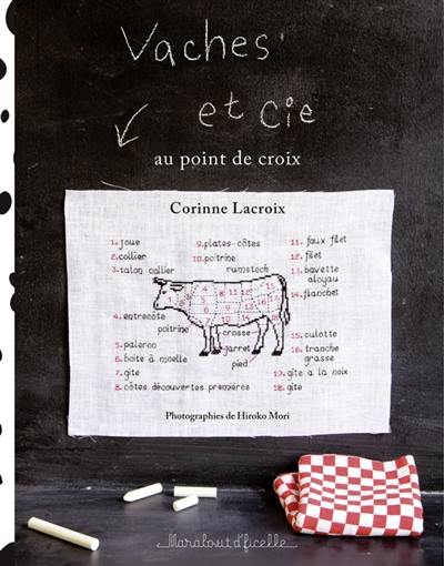 Vaches & Cie au point de croix