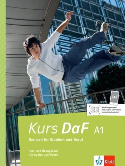 Kurs DaF, A1 : Deutsch für Studium und Beruf : Kurs-und Ubungsbuch mit Audios und Videos