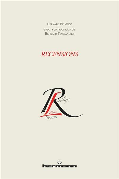 Recensions