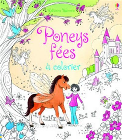 Poneys fées à colorier