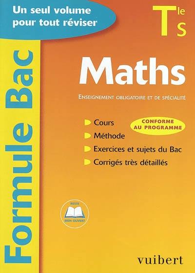 Maths, terminale S : enseignement obligatoire et de spécialité