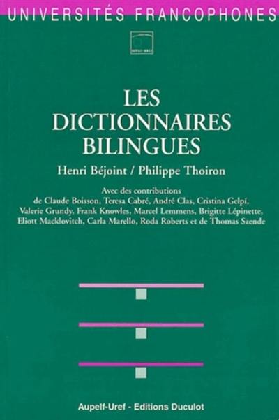 Les dictionnaires bilingues