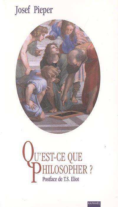 Qu'est-ce que philosopher ? : quatre conférences