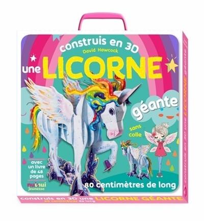 Construis en 3D une licorne géante