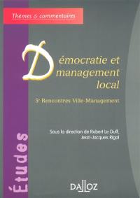 Démocratie et management local