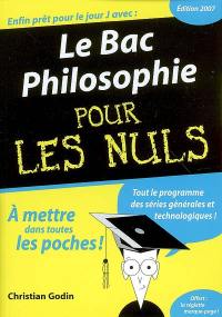 Le bac philosophie pour les nuls