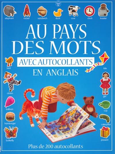 Au pays des mots en anglais avec autocollants