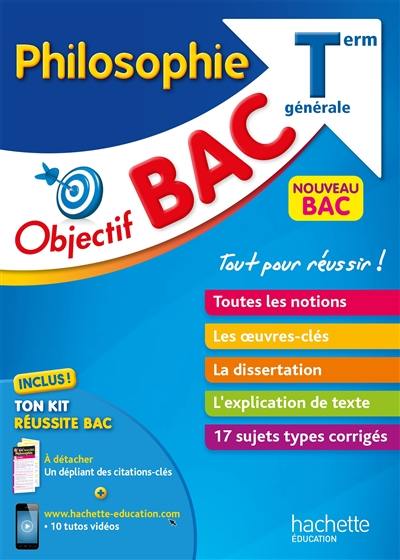 Philosophie terminale générale : nouveau bac