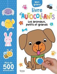 Mon grand livre d'autocollants : animaux familiers