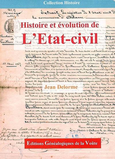 Histoire et évolution de l'état civil