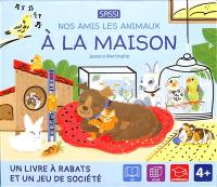 A la maison : un livre à rabats et un jeu de société : 4+