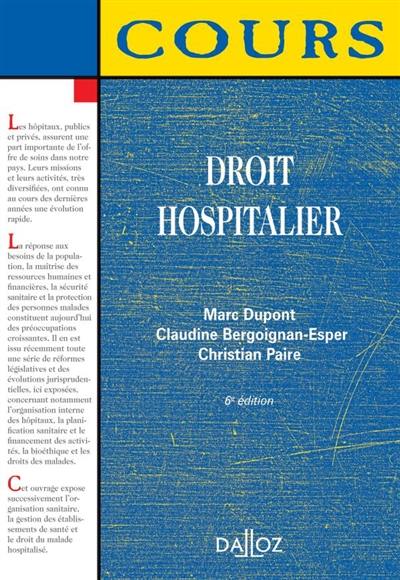 Droit hospitalier