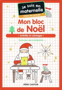 Mon bloc de Noël, chez les grands : activités et coloriages