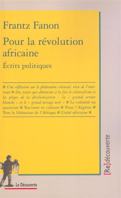 Pour la révolution africaine : écrits politiques