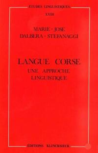 Langue corse : Une approche linguistique