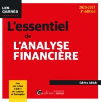 L'essentiel de l'analyse financière : 2020-2021