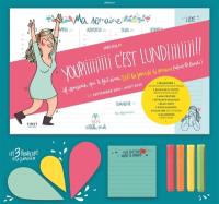 Youpiiiiiiii c'est lundiiiiiiiii !! : le semainier qui te fait aimer tous les jours de la semaine (même le lundi) : de septembre 2019 à août 2020