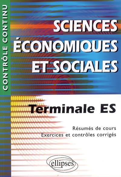 Sciences économiques et sociales terminale ES