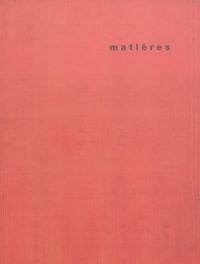 Matières, n° 10